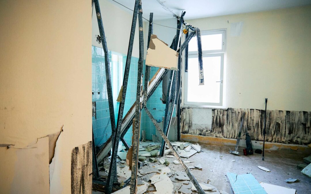 Rückbauarbeiten schaffen die Grundlage für die weiteren Bauabschnitte