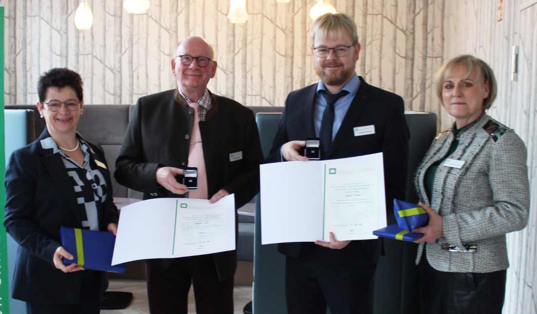 Ehrungen unserer Dozenten Christian Thörmer und Ekkehard Giehl